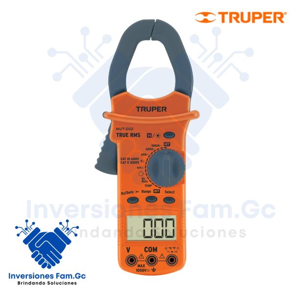MULTÍMETRO PARA MANTENIMIENTO INDUSTRIAL CON GANCHO