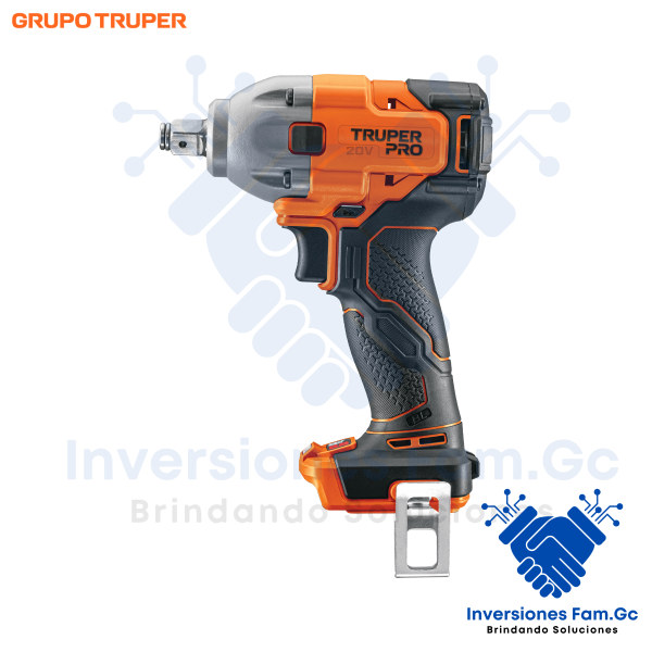 LLAVE DE IMPACTO 1/2", 20V, 184 LB/FT, SIN ACCESORIOS, PRO (SOLO CABEZAL)