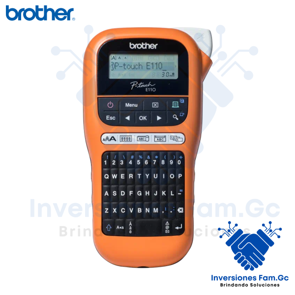 ROTULADORA BROTHER EV110VP PORTATIL