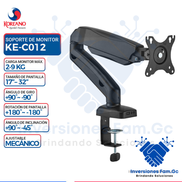 Rack Koreano Hidráulico para Monitor 17"-32" – KE-C012